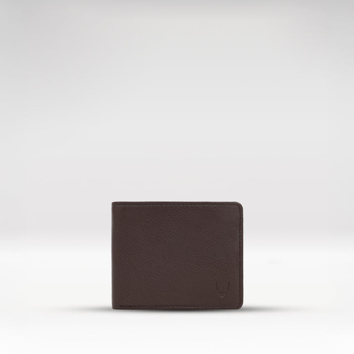 17 Brown Leather Bi-Fold Wallet