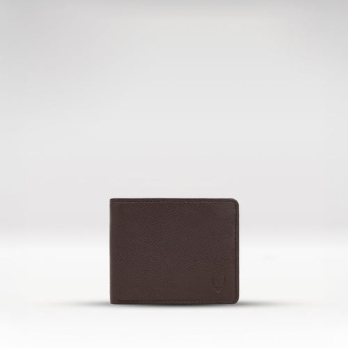 17 Brown Leather Bi-Fold Wallet