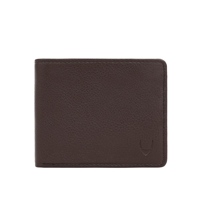 17 Brown Leather Bi-Fold Wallet