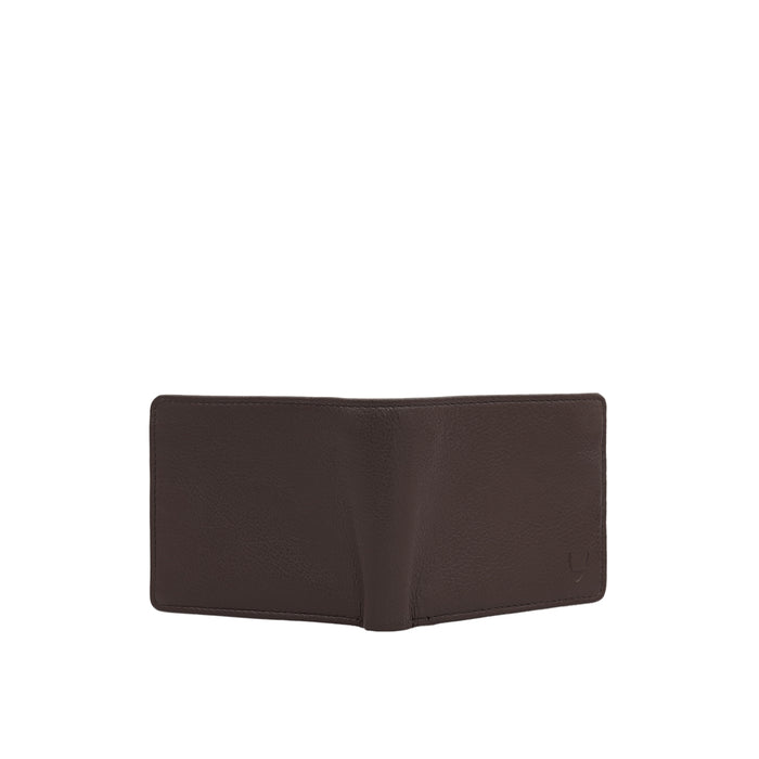 17 Brown Leather Bi-Fold Wallet