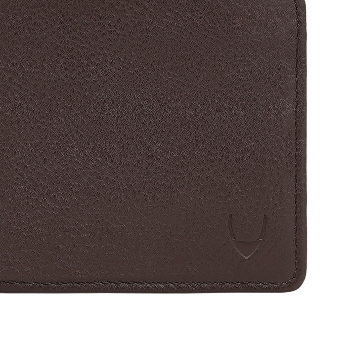 17 Brown Leather Bi-Fold Wallet