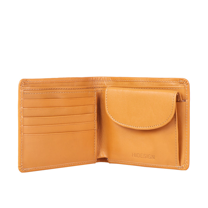 215010 Brown Leather Bi-Fold Wallet