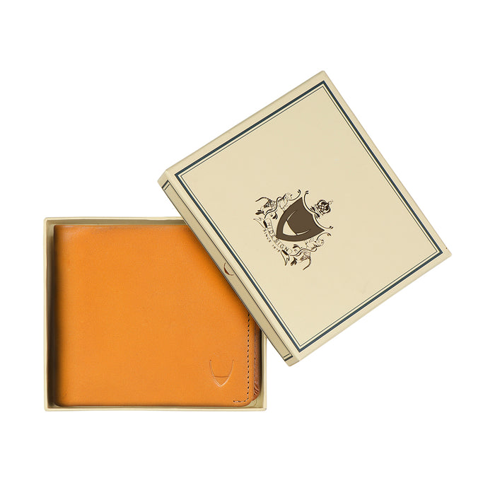 215010 Brown Leather Bi-Fold Wallet
