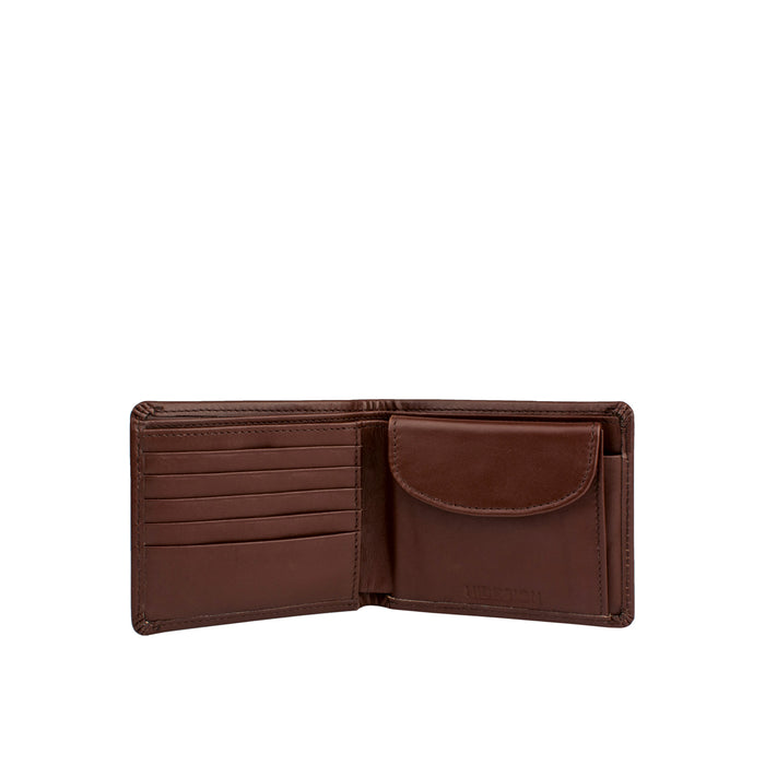215010 Tan Leather Bi-Fold Wallet