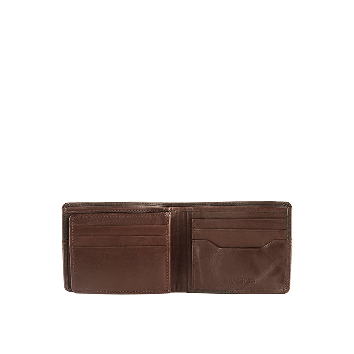 255-2020S Brown Leather Bi-Fold Wallet