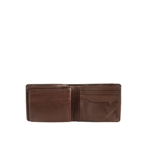 255-2020S Brown Leather Bi-Fold Wallet