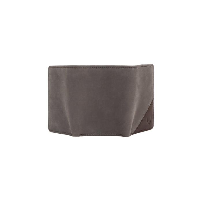 255-Tf  Brown Leather Trifold Wallet
