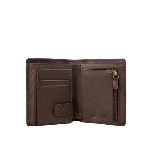 258-L108F  Brown Leather Bi-Fold Wallet