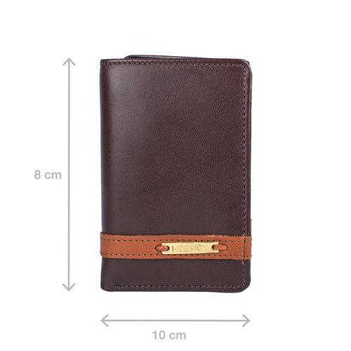 259-Tf Brown Leather Trifold Wallet
