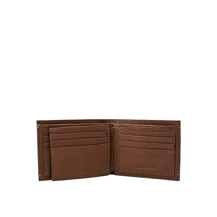 261-2020 Brown Leather Bi-Fold Wallet