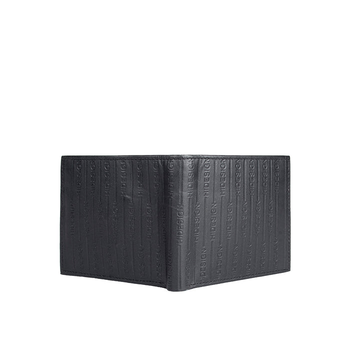 263-107F Black Leather Bi-Fold Wallet