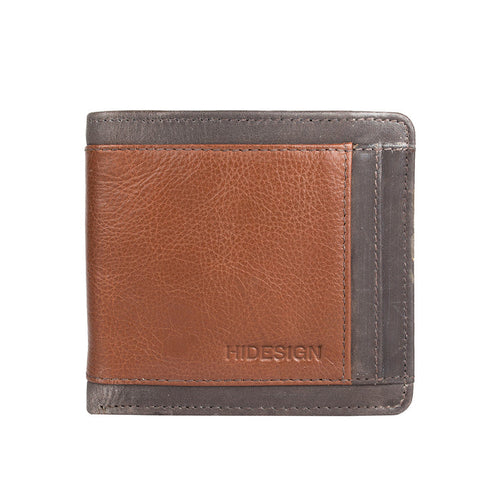 266-010 Tan Leather Bi-Fold Wallet