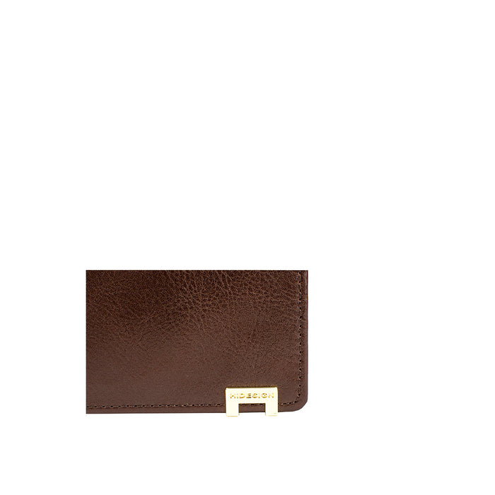 268-017 Brown Leather Bi-Fold Wallet