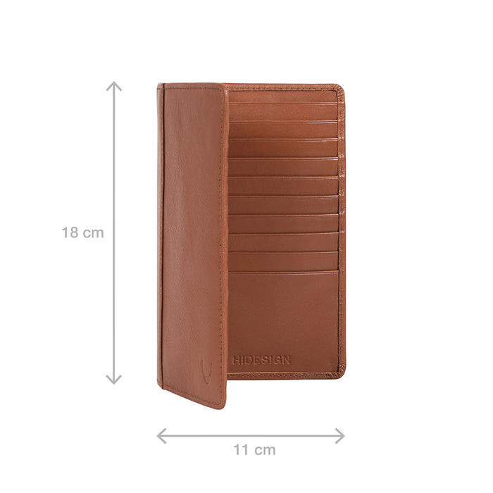 276 F031 Brown Leather Bi-Fold Wallet