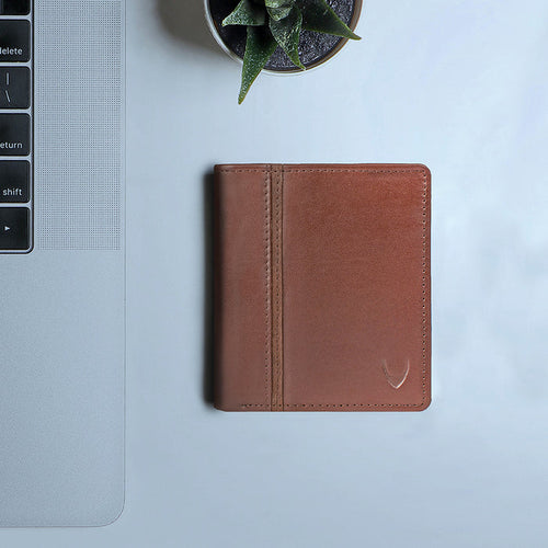 281-307  Brown Leather Bi-Fold Wallet