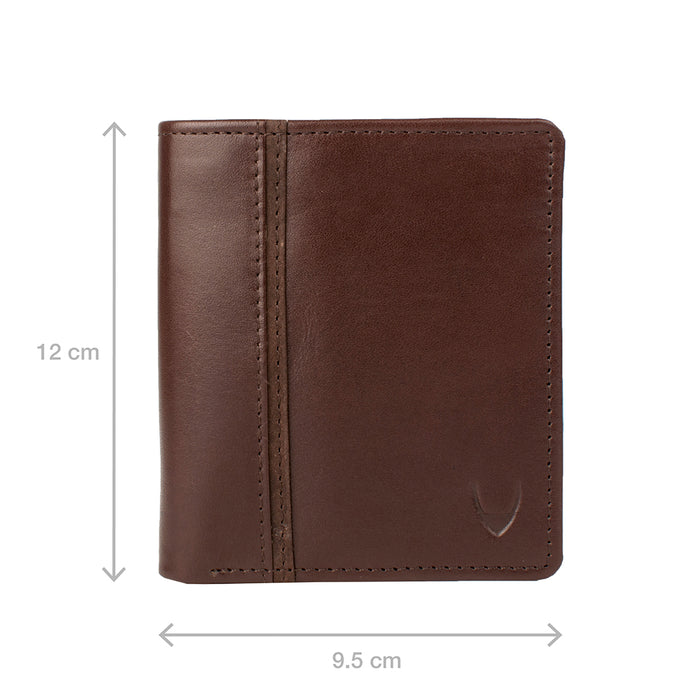 281-307  Brown Leather Bi-Fold Wallet