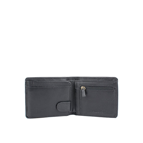 289-L103 Black Leather Bi-Fold Wallet