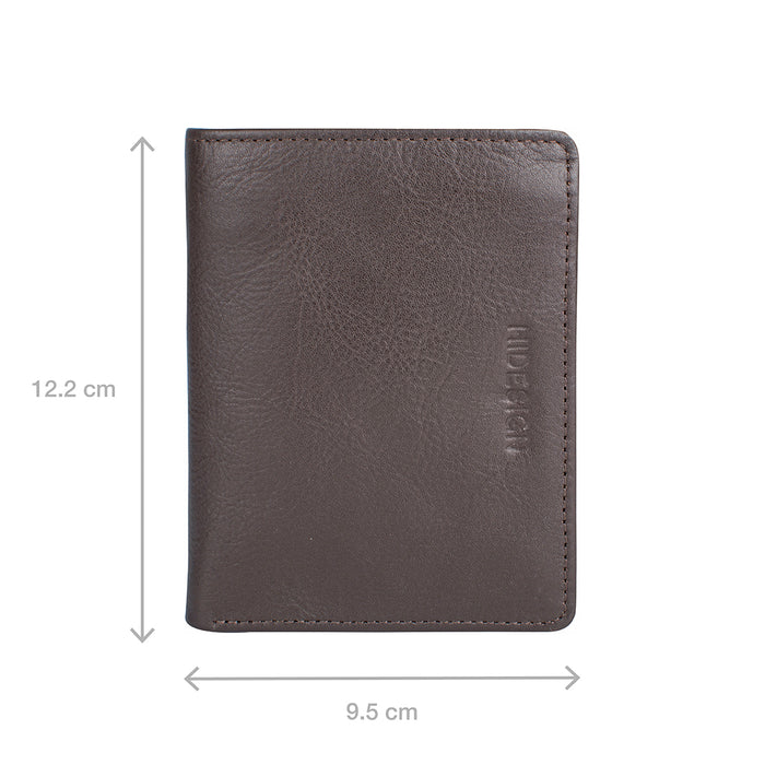 291-L108  Brown Leather Bi-Fold Wallet