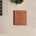 291-L108  Tan Leather Bi-Fold Wallet