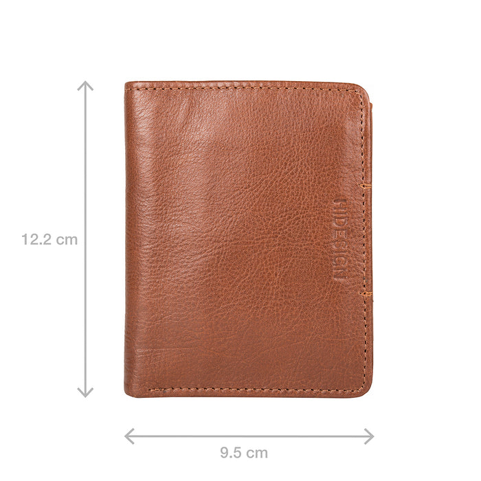 291-L108  Tan Leather Bi-Fold Wallet