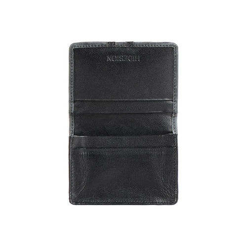 292-020 Black Leather Card Holder