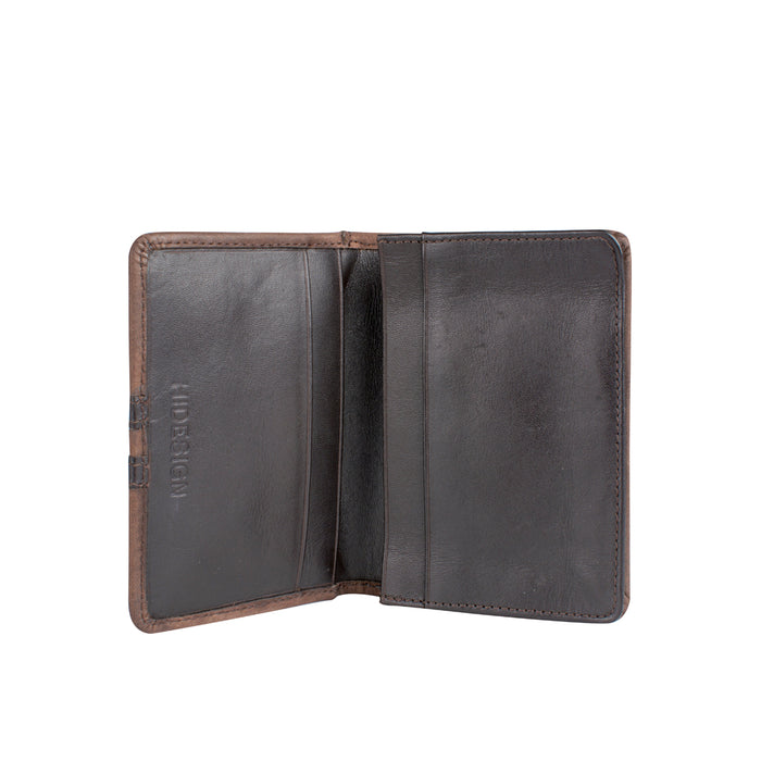 292-020 Brown Leather Card Holder