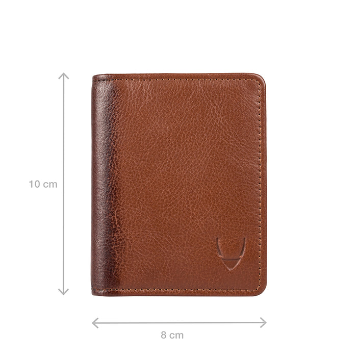 294-Idch  Tan Leather Card Holder
