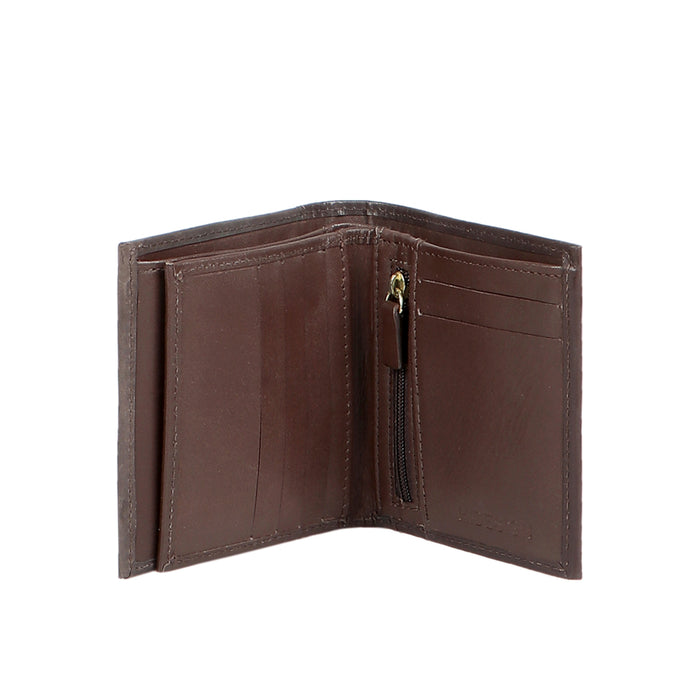295-307  Brown Leather Bi-Fold Wallet