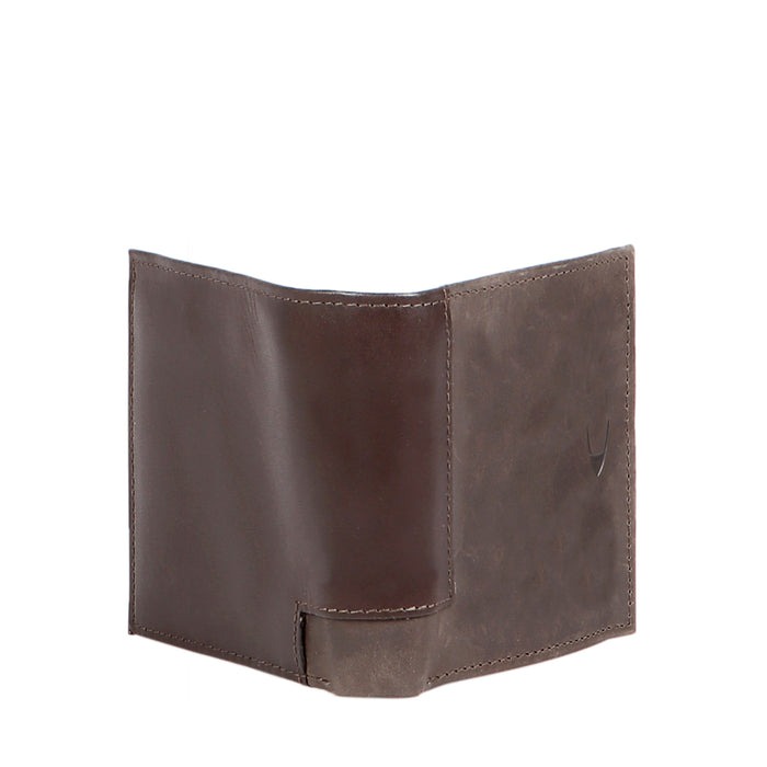 295-307  Brown Leather Bi-Fold Wallet