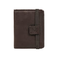 297-010B  Brown Leather Card Holder