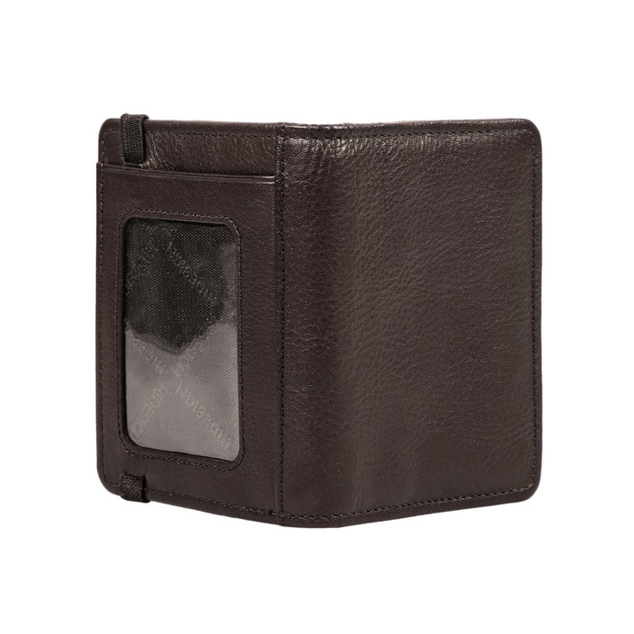 297-010B  Brown Leather Card Holder