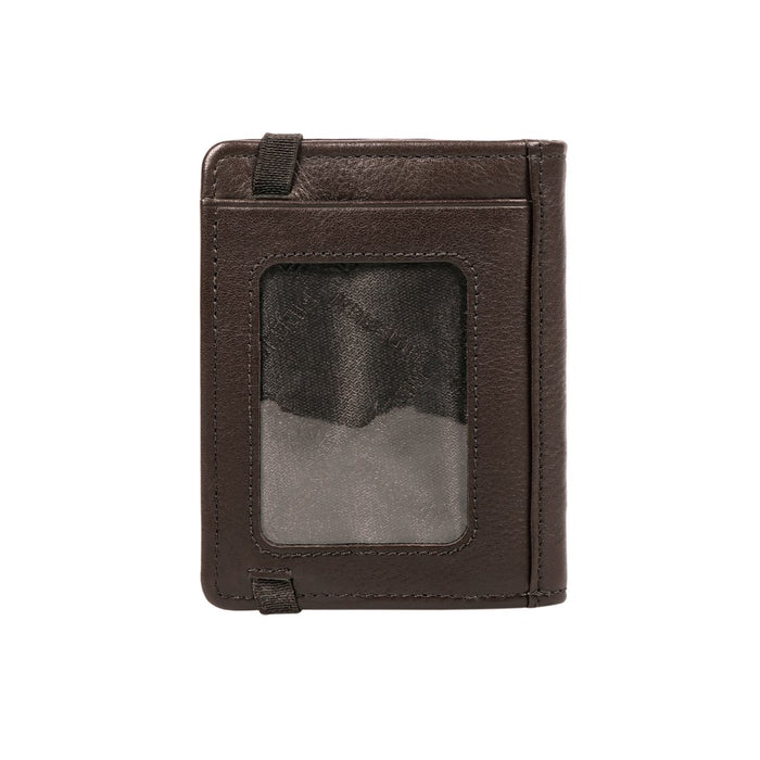297-010B  Brown Leather Card Holder
