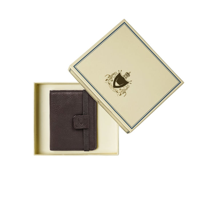 297-010B  Brown Leather Card Holder