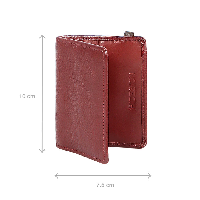 297-010B  Marsala Leather Card Holder