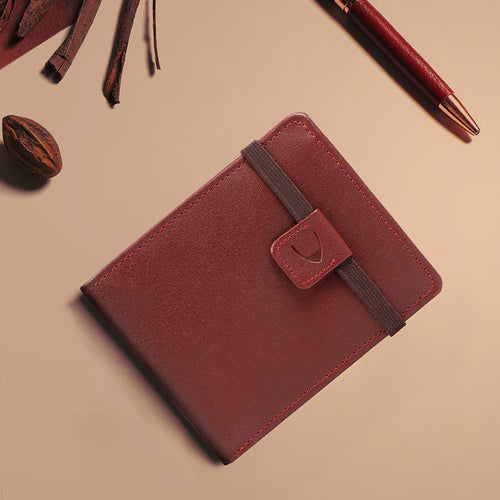 297-017 Marsala Leather Bi-Fold Wallet