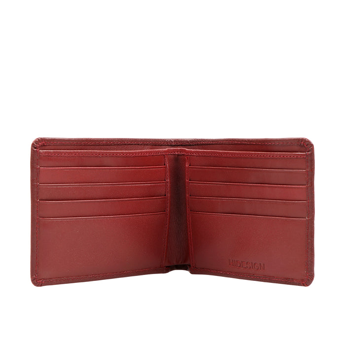 297-017 Marsala Leather Bi-Fold Wallet
