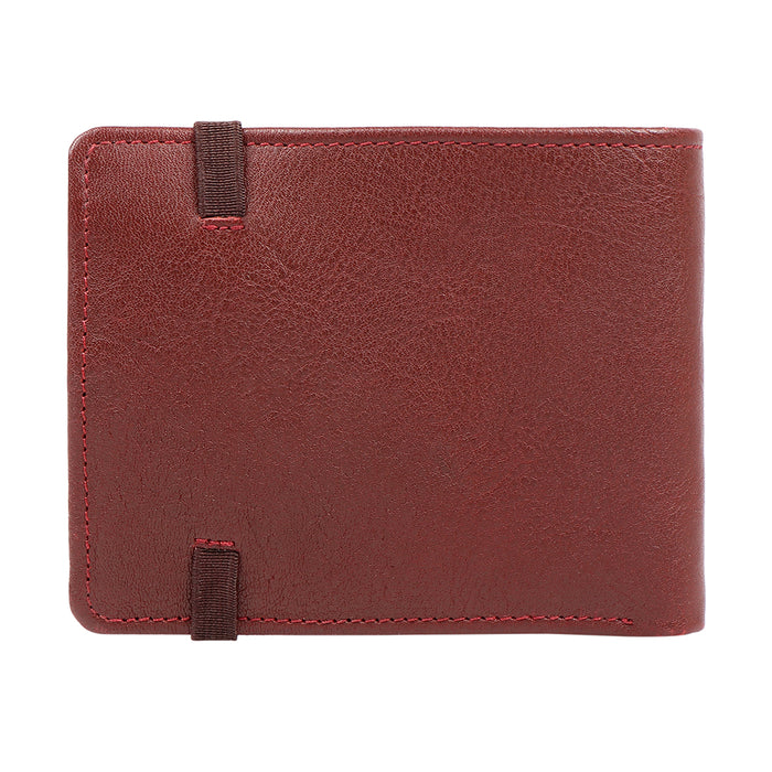 297-017 Marsala Leather Bi-Fold Wallet