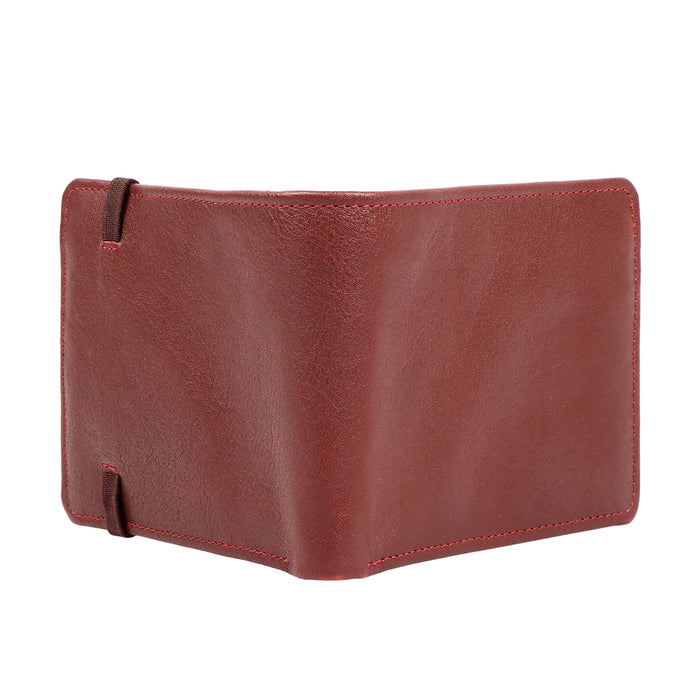 297-017 Marsala Leather Bi-Fold Wallet