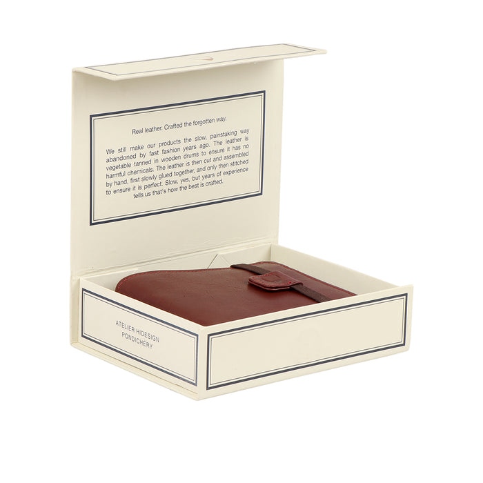 297-017 Marsala Leather Bi-Fold Wallet
