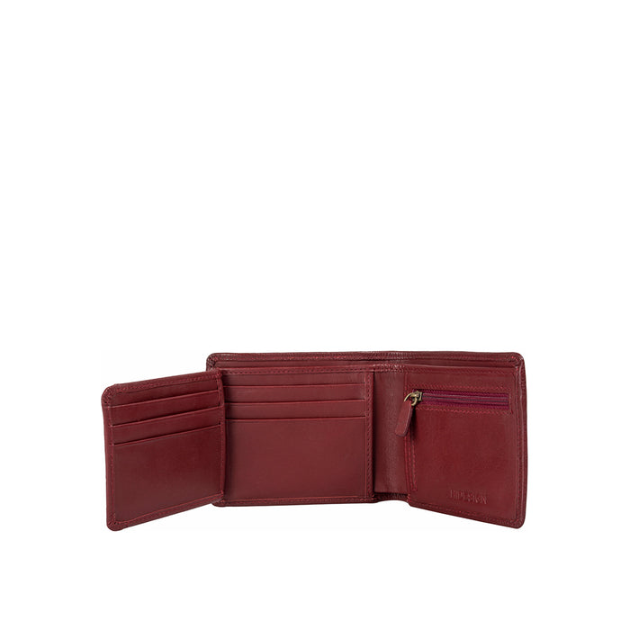297-490 Marsala Leather Bi-Fold Wallet