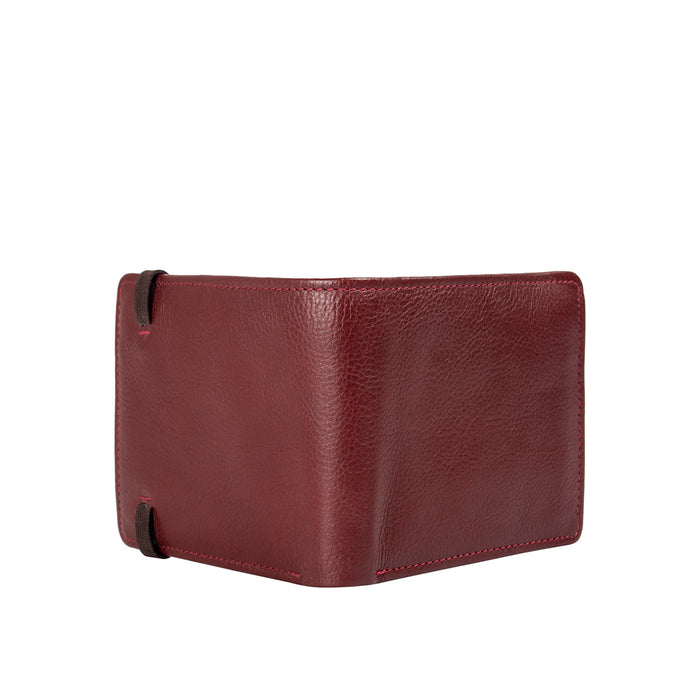 297-490 Marsala Leather Bi-Fold Wallet