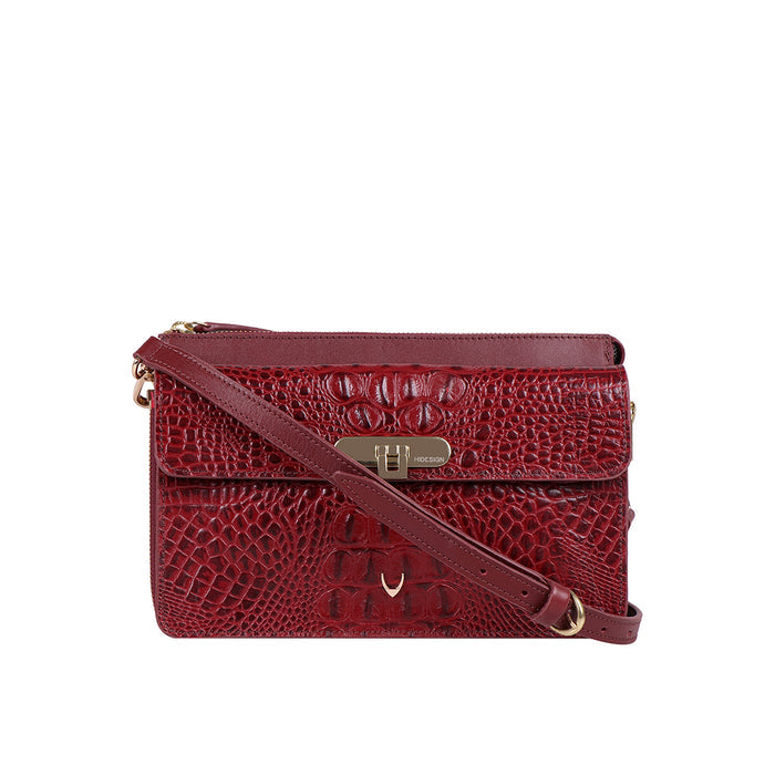 3 Musketeers 01 Red Leather Sling Bag