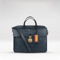 3 Musketeers 02 Blue Leather  Briefcase