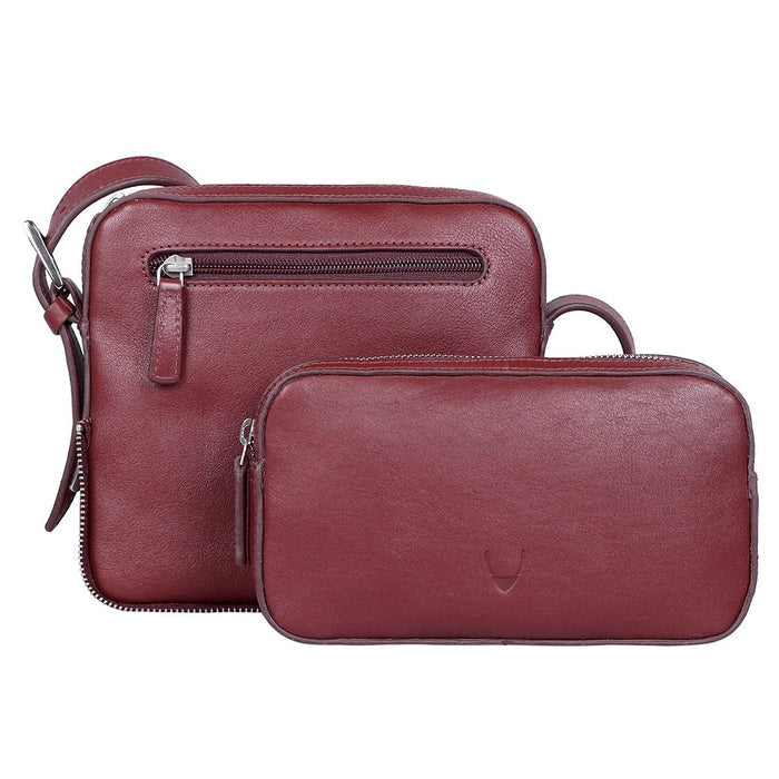 3 Musketeers 05 Red Leather Crossbody