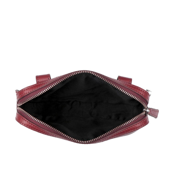 3 Musketeers 05 Red Leather Crossbody