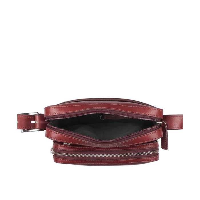 3 Musketeers 05 Red Leather Crossbody