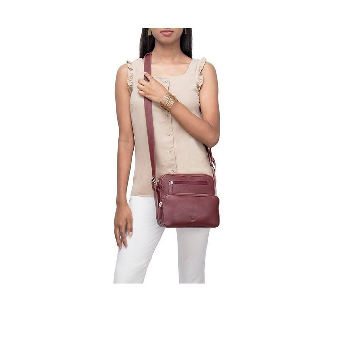 3 Musketeers 05 Red Leather Crossbody
