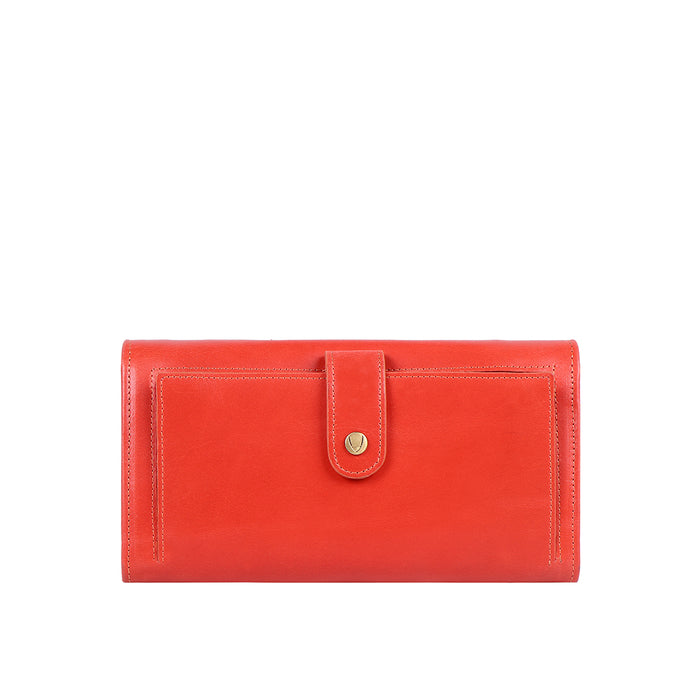 3 Musketeers W3 Red Leather Sling Wallet