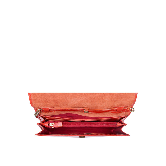 3 Musketeers W3 Red Leather Sling Wallet