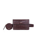 3 Musketeers W4 Brown Leather Belt Wallet Wallet